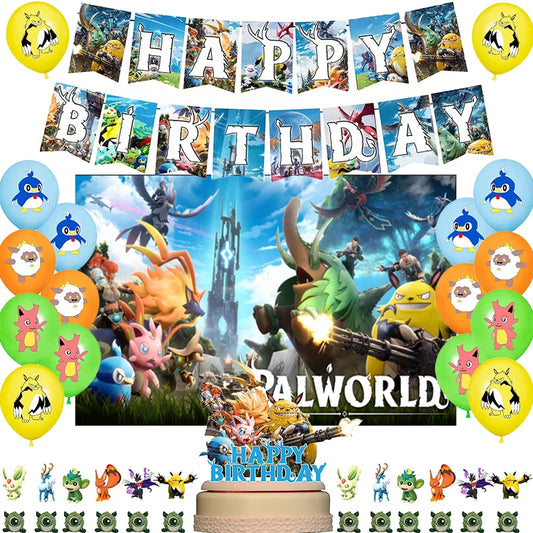 Palworld Birthday Decorations